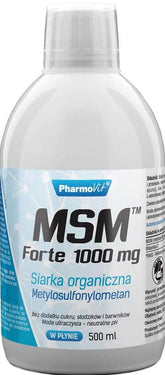 الكبريت العضوي MSM FORTE 1000 ملغ 500 مل PHARMOVIT